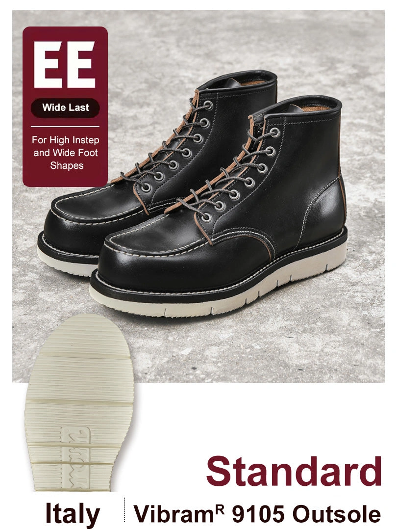 Botas Centurion Moc Toe: Piel grano completo y suela Vibram resistente Estilo y durabilidad sin igual