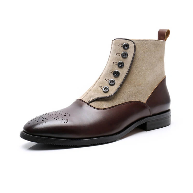 Botas Balmoral de cuero casi nuevas: ¡puntadas y elegancia! Solo para Estados Unidos. ¡Un tesoro vintage!